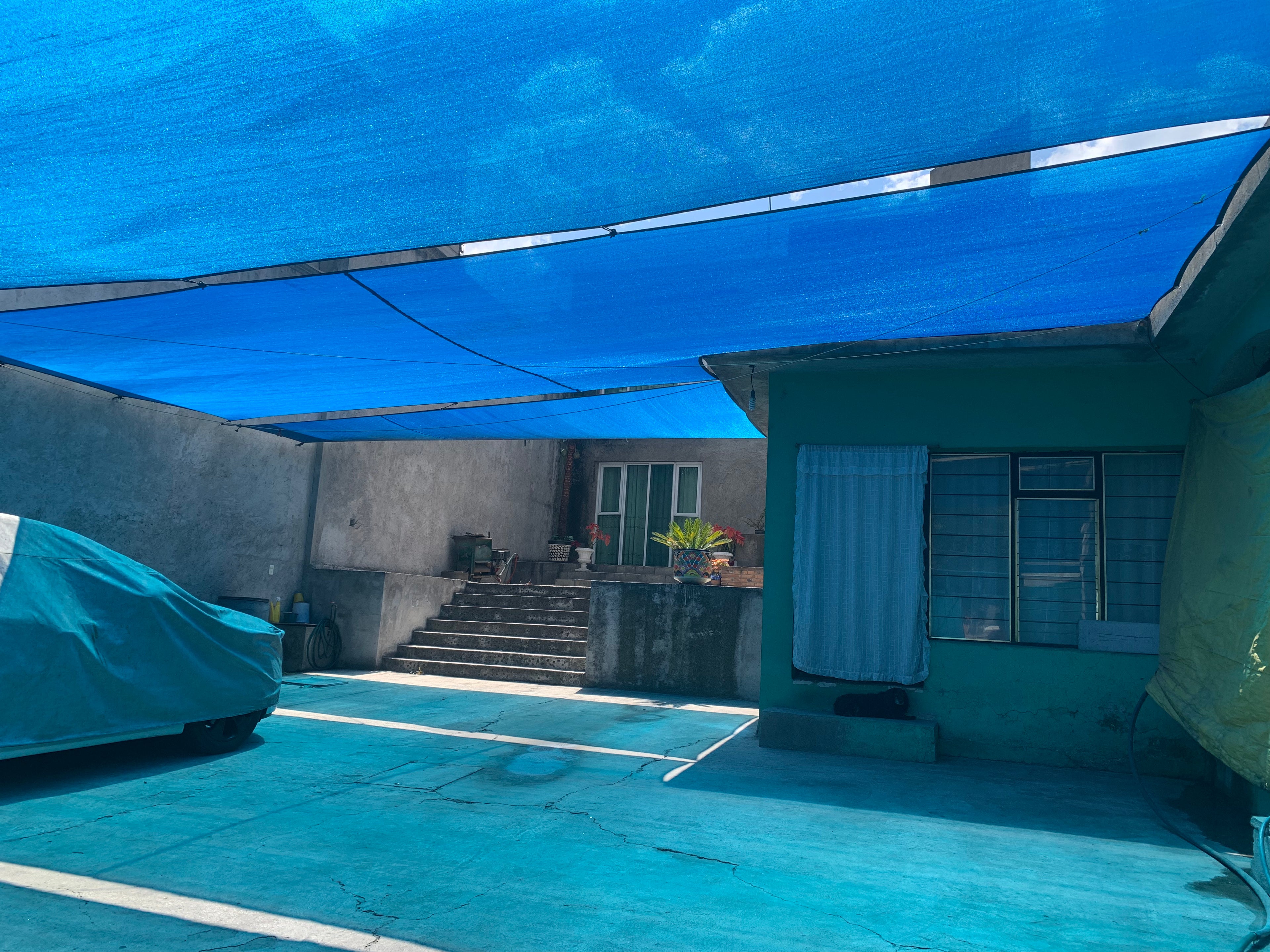 Malla Raschel 90% Azul
